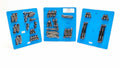 ARP 534-9804 SBC Complete Engine Fastener Kit for Small Block Chevy, Hex Head, Chromoly, Black Oxide Finish