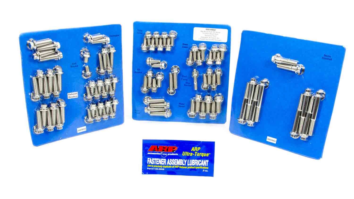 ARP BBF S/S Complete Engine Fastener Kit 12 Point for Ford FE-Series