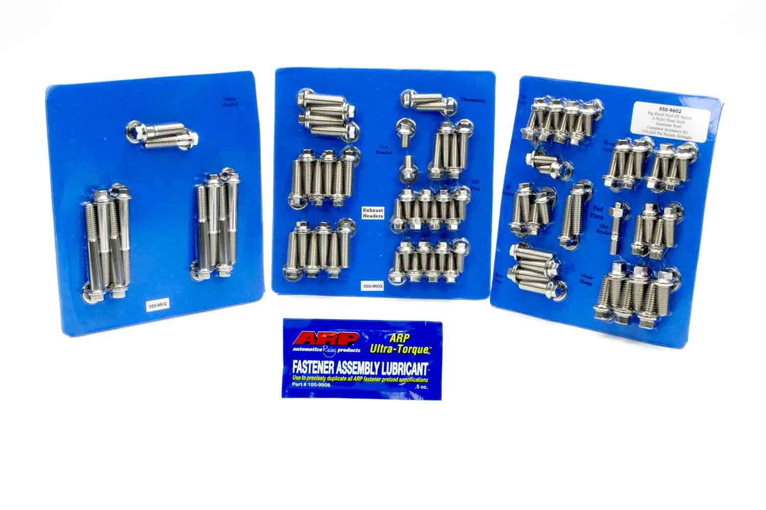 ARP BBF Series Stainless Steel Complete Engine Fastener Kit 6-Point for Ford FE-Series