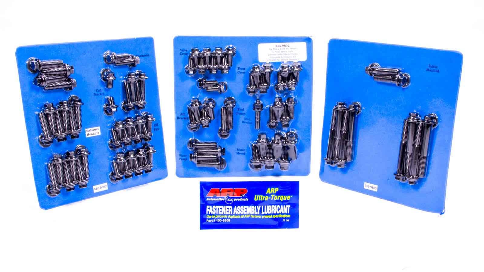 ARP BBF FE Complete Engine Fastener Kit 6pt with Chromoly Hex Head and Black Oxide Finish