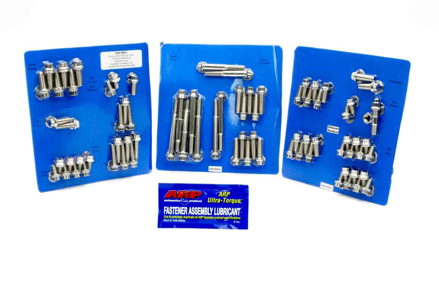 ARP Pontiac S/S Complete Engine Fastener Kit 12 Point Stainless Steel