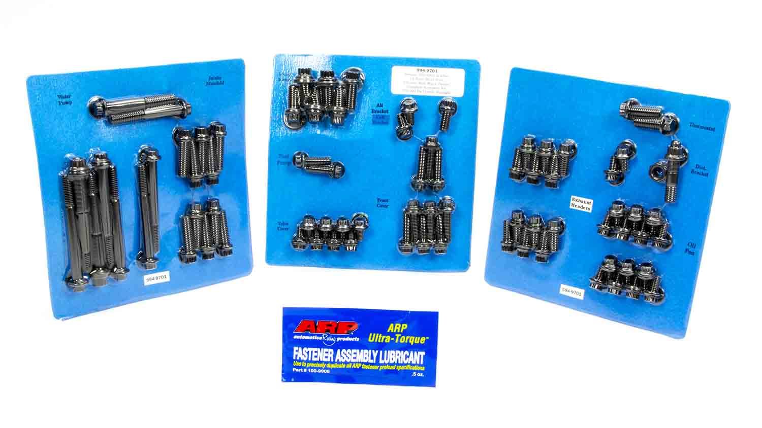 ARP Pontiac Complete Engine Fastener Kit 594-9701 with 12 Point Head and Chromoly Construction