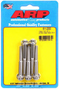 ARP 611-2000 Stainless Steel Bolt Kit, 1/4-20 Thread, 2 Inch Length, 5/16 Inch 12-Point Head, Set of 5