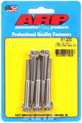 ARP 611-2250 Stainless Steel 1/4-20 x 2.25 Inch Bolt Kit with 12-Point Head, Polished Finish, Set of 5