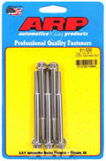 ARP 611-3250 Stainless Steel 1/4-20 x 3.25 Inch Bolt Kit with 12-Point Head, Polished Finish, Set of 5