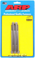 ARP 611-4500 Stainless Steel Bolt Kit with 1/4-20 Inch Thread, 4.5 Inch Length, 5/16 Inch 12-Point Head, Polished Finish, Set of 5
