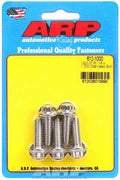 ARP 612-1000 Stainless Steel Bolt Kit, 5/16-18 Thread, 1 Inch Length, 12-Point Head, Polished Finish, Set of 5