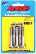 ARP 612-2000 Stainless Steel Bolt Kit, 5/16-18 Thread, 2-Inch Length, 12-Point Head, Polished Finish, Set of 5