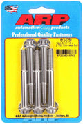 ARP 612-2750 Stainless Steel Bolt Kit with 5/16-18 Thread, 2.75 Inch Length, 12-Point Head, Polished Finish, Set of 5