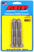 ARP 612-3250 Stainless Steel Bolt Kit, 5/16-18 Thread, 3.25 Inch Length, 12-Point Head, Polished Finish, Set of 5