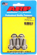 ARP 613-0750 Stainless Steel Bolt Kit, 3/8-16 Thread, 0.75 Inch Length, 12-Point Head, Polished Finish, Set of 5