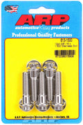 ARP 613-1500 Stainless Steel Bolt Kit, 3/8-16 Thread, 1.5 Inch Length, 12-Point Head, Polished Finish, Set of 5