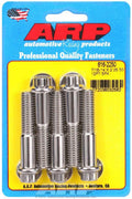 ARP 616-2250 Stainless Steel Bolt Kit with 7/16-14 Thread, 2.25 Inch Length, 12-Point Head, Set of 5