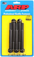 ARP 617-4500 Bolt Kit, 1/2-13 Thread, 4.5 Inch Length, 9/16 Inch Hex Head, Chromoly Steel, Black Oxide Finish, Set of 5