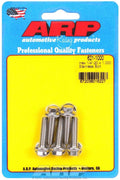 ARP 621-1000 Stainless Steel 1/4-20 x 1 Inch Hex Head Bolts Set of 5