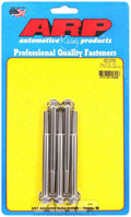 ARP 622-3750 Stainless Steel Bolt Kit with 3/8 Inch Hex Head and 5/16-18 Thread, 3.75 Inch Length, Set of 5