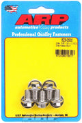 ARP 623-0500 Stainless Steel Bolt Kit, 3/8-16 Thread, 0.5 Inch Length, 3/8 Inch Hex Head, Polished Finish, Set of 5