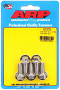 ARP 623-0750 Stainless Steel 3/8-16 x 0.75 Inch Hex Head Bolt Set of 5