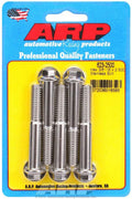 ARP 623-2500 Stainless Steel Bolt Kit, 3/8-16 Thread, 2.5 Inch Length, Polished Finish, Set of 5