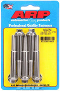 ARP 623-2750 Stainless Steel Bolt Kit, 3/8-16 Thread, 2.75 Inches Long, Polished Finish, Set of 5