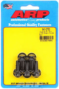 ARP 641-0750 Bolt Kit, 5/16-18 Thread, 0.75 Inch Length, 12-Point Head, Chromoly, Black Oxide Finish, Set of 5
