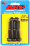 ARP Bolt Kit 641-2250, 5/16-18 Thread, 2.25 Inch Length, 3/8 Inch 12-Point Head, Chromoly with Black Oxide Finish, Set of 5