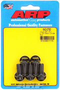 ARP 642-0750 Bolt Kit, 3/8-16 Thread, 0.75 Inch Length, 12-Point ChromeMoly Black Oxide Finish, Set of 5