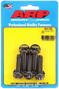 ARP 644-1250 Bolt Kit with 3/8-16 Thread, 1.25 Inch Length, 12-Point Black Oxide Chromoly Finish, Set of 5