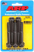 ARP 644-2500 Bolt Kit, 3/8-16 Thread, 2.5 Inches Long, 12-Point Head, Chromoly Steel, Black Oxide Finish, Set of 5