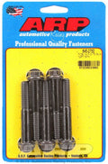 ARP 645-2750 Bolt Kit, 7/16-14 Thread, 2.75 Inch Length, 1/2 Inch 12-Point Head, Chromoly, Black Oxide Finish, Set of 5