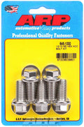ARP 646-1000 Stainless Steel 1/2-13 x 1 Inch Hex Head Bolts Set of 5