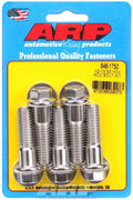 ARP 646-1750 Stainless Steel Bolt Kit with 1/2-13 Thread, 1.75 Inch Length, 9/16 Inch Hex Head, Polished Finish, Set of 5