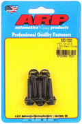 ARP 650-1000 Bolt Kit, 1/4-20 Thread, 1 Inch Length, Black Oxide Finish, Hex Head, Chromoly Material, Set of 5