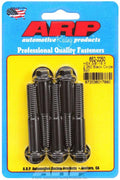ARP 652-2250 Bolt Kit, 3/8-16 Thread, 2.25 Inch Length, Chromoly Steel, Black Oxide Finish, Set of 5