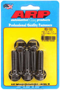 ARP 653-1500 Bolt Kit, 7/16-14 Thread, 1.5 Inch Length, Black Oxide Chromoly Hex Head, Set of 5
