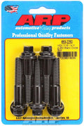 ARP 653-2250 Bolt Kit, 7/16-14 Thread, 2.25 Inch Length, Black Oxide Chromoly Hex Head, Universal Set of 5