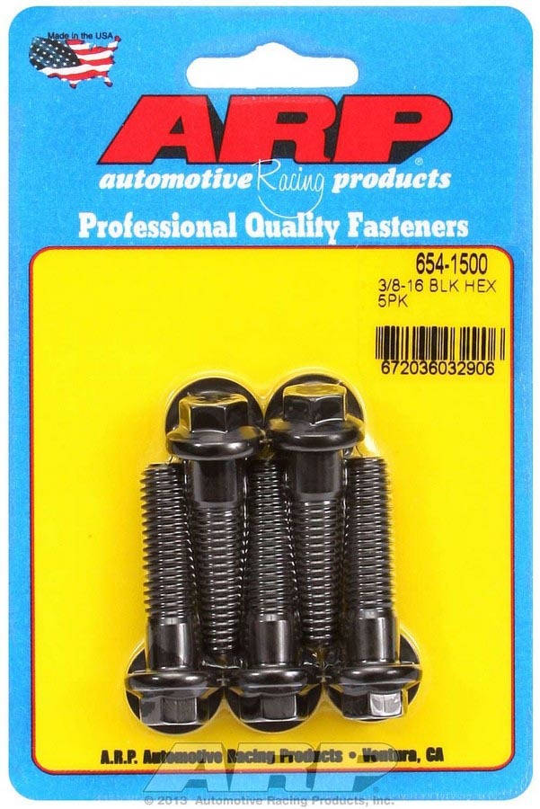 ARP 654-1500 3/8-16 x 1.5-Inch Chromoly Hex Head Bolt Set of 5