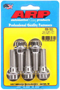 ARP 656-1500 Stainless Steel Bolt Kit, 1/2-13 Thread, 1.5 Inch Length, 12-Point Head, Polished Finish, Set of 5