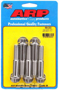 ARP Stainless Steel Bolt Kit 656-2500, 1/2-13 Thread, 2.5 Inch Length, 12-Point Head