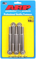 ARP 656-4000 Stainless Steel 1/2-13 x 4 Inch Bolt Kit with 12-Point Head, Set of 5