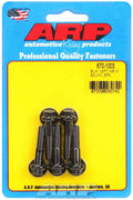 ARP 670-1003 Bolt Kit, 6mm x 1.00 Thread, 30mm Length, 8mm 12-Point Head, Chromoly, Black Oxide Finish, Set of 5