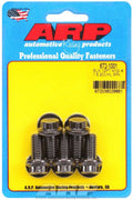 ARP 672-1001 Bolt Kit with 10mm x 1.50 Thread, 20mm Length, 12-Point Head, Chromoly Steel, Black Oxide Finish, Set of 5