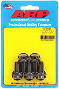 ARP Bolt Kit 673-1001, 10mm x 1.25 Thread, 20mm Length, 12 Point Head, Chromoly, Black Oxide, Set of 5