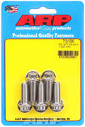 ARP 713-1000 Stainless Steel 3/8-24 x 1 Inch Bolt Kit with 12-Point Head, Set of 5