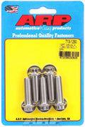ARP 713-1250 Stainless Steel 3/8-24 x 1.25 Inch Bolt Kit with 12-Point Head, Set of 5
