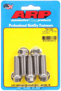 ARP 724-1250 Stainless Steel Bolt Kit, 7/16-20 Thread, 1.25 Inch Length, Polished Hex Head, Universal Fit, Set of 5