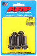 ARP 742-1000 Bolt Kit, 3/8-24 x 1 Inch, 12-Point Head, Chromoly, Black Oxide, Set of 5
