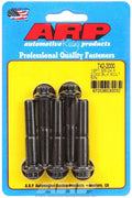 ARP 742-2000 Bolt Kit with 3/8-24 x 2 Inch Threaded Bolts, 12-Point Head, Chromoly Steel, Black Oxide Finish, Set of 5
