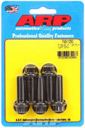 ARP 743-1250 Bolt Kit with 7/16-20 Threads, 1.25 Inch Length, 12-Point Head, Chromoly Steel, Black Oxide Finish, Set of 5