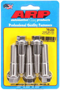 ARP 745-2000 Stainless Steel 1/2-20 x 2 Inch Hex Head Bolts Set of 5